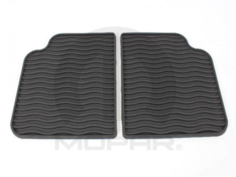 FIAT 500 All Weather Mats Rear mats 500 MADNESS Auto Parts and